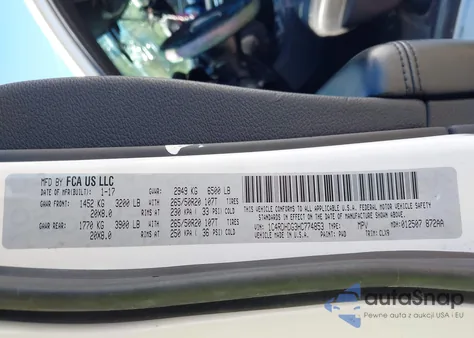 2017 Dodge Durango Gt Rwd from USA, damaged, VIN 1C4RDHDG3HC774853